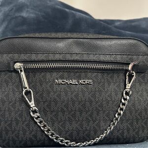 Michael Kors Black Quilted Shoulder Bag